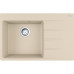 Мийка кухонна Franke Centro, фраграніт, прямокутник, з крилом справа, 780х500х200мм, чаша - 1, врізна, CNG 611-78 TL, бежевий
