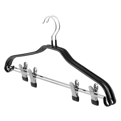 Набір вішаків з прищіпками ARDESTO 42см, 2шт, метал, ПВХ, чорний