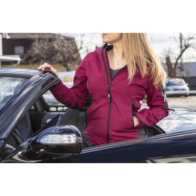 Куртка робоча Neo Tools Softshell Woman Line, підкладка фліс, капюшон, S(36), червоний Куртка робоча Neo Tools Softshell Woman Line, підкладка фліс, капюшон, S(36), червоний