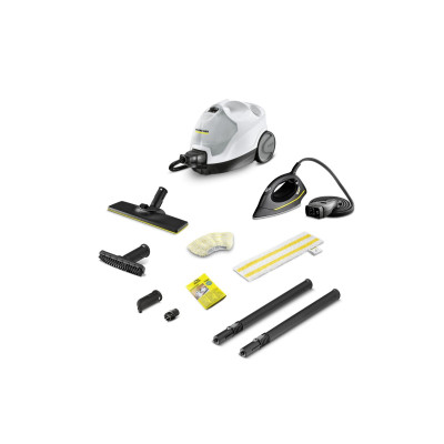 Пароочиститель Karcher SC 4 EasyFix Iron, 2000Вт, 800мл, 3.5Бар, утюг в компл, бело-черный Пароочиститель Karcher SC 4 EasyFix Iron, 2000Вт, 800мл, 3.5Бар, утюг в компл, бело-черный