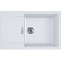 Мийка кухонна Franke Sirius, тектонайт, прямокутник, з крилом, 780х500х200мм, чаша - 1, накладна, S2D 611-78 XL , білий Мийка кухонна Franke Sirius, тектонайт, прямокутник, з крилом, 780х500х200мм, чаша - 1, накладна, S2D 611-78 XL , білий