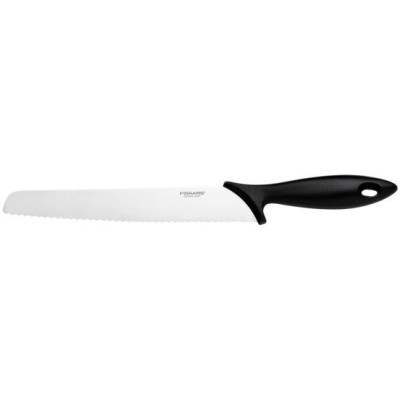 Fiskars Кухонний ніж для хліба Fiskars Essential, 23,4 см, нержавіюча сталь, пластик