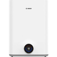 Водонагрівач електр. BOSCH плаский слім Tronic 5500iT, 80л, 1.5кВт, ун. монтаж, електр. кер-ння, Wi-Fi, B, білий