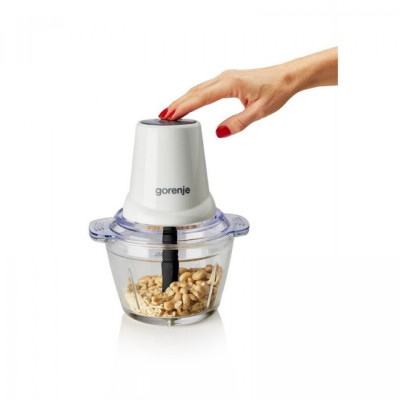 Подрібнювач Gorenje, 400Вт, чаша-1000мл, скло, білий Подрібнювач Gorenje, 400Вт, чаша-1000мл, скло, білий
