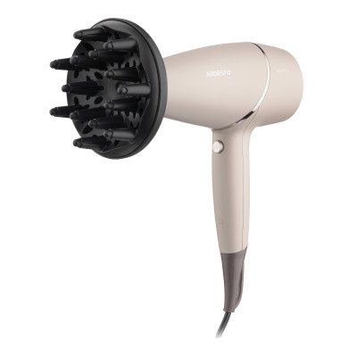 Фен ARDESTO Pearl Cream HD-Y701PERL, 1750-2100Вт, 3 швидкості, 3 темп.режими, бежевий