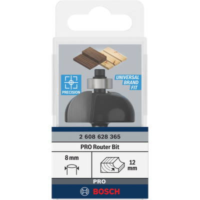 Фреза галтельна Bosch Professional Std S8 R12 D36.7 L16 Фреза галтельна Bosch Professional Std S8 R12 D36.7 L16