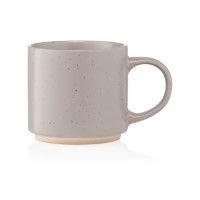 ARDESTO Чашка Alcor, 420 мл, сіра, кераміка