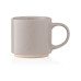 ARDESTO Чашка Alcor, 420 мл, сіра, кераміка