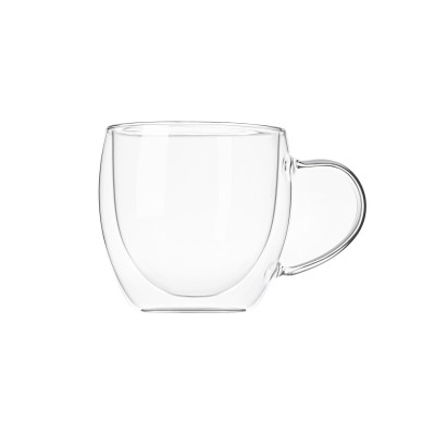 ARDESTO Набір чашок з ручками і подвійними стінками, 250мл, 2шт, боросилікатне скло, прозорий ARDESTO Набір чашок з ручками і подвійними стінками, 250мл, 2шт, боросилікатне скло, прозорий