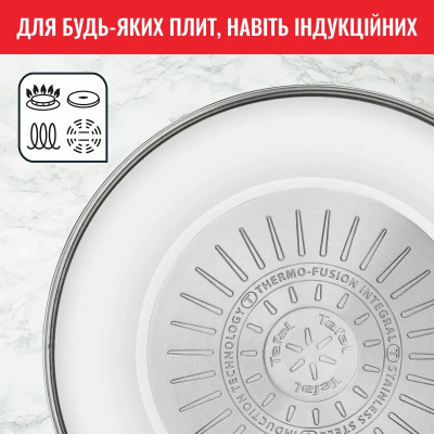 Сковорода ВОК Tefal Intuition, 28см , нержавіюча сталь Сковорода ВОК Tefal Intuition, 28см , нержавіюча сталь