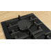 Варильна поверхня Bosch газова на склі, 30см, Доміно, чавун, чорний