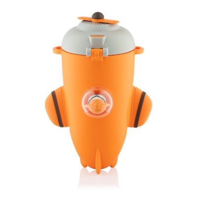 Пляшка для води ARDESTO Plane 550мл, пластик, оранжевий