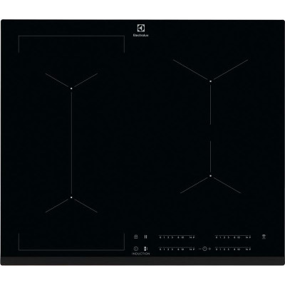 Варильна поверхня Electrolux індукційна, 60см, розширена зона, Hob2Hood, чорний