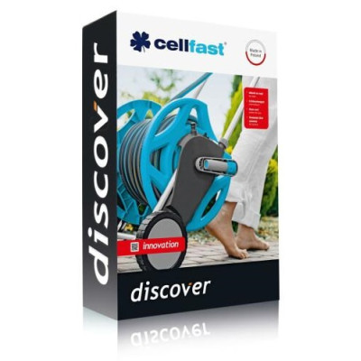 Котушка для шланга Cellfast DISCOVER на колесах 60м шланга 1/2" (55-600) Котушка для шланга Cellfast DISCOVER на колесах 60м шланга 1/2" (55-600)