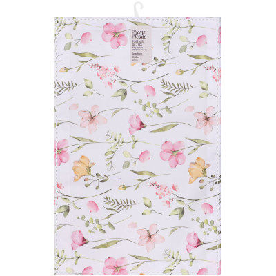 Набір серветок серв. ARDESTO Spring flowers 30х45см, 2шт, 100% поліестер, білий