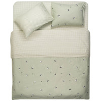 КПБ 2,0сп ARDESTO Gloria, підковдра 200х220см, простирадло 230х240см, наволочки (2) 50х70см, 100% бавовна, сатин, панди, зелений КПБ 2,0сп ARDESTO Gloria, підковдра 200х220см, простирадло 230х240см, наволочки (2) 50х70см, 100% бавовна, сатин, панди, зелений