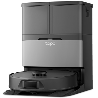 Робот-пилосмок TP-LINK TAPO RV 50 PRO OMNI з вологим прибиранням + розумна док-станція з функцією автоматичного спорожнення Робот-пилосмок TP-LINK TAPO RV 50 PRO OMNI з вологим прибиранням + розумна док-станція з функцією автоматичного спорожнення