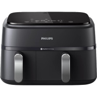 Мультипіч Philips Ovi Dual Series 3000 2750Вт, чаша-6+3л, сенсорне управл., 2 контейнера,8 авто. Програм, пластик, чорний