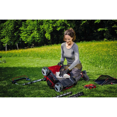 Einhell Аератор-скарифікатор акумуляторний GE-SA 36/35 Li - Solo 36В 35см безщітковий ножи 16шт 11.31кг (без АКБ та ЗП)