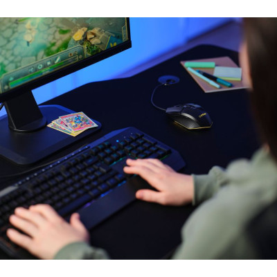 Мышь Trust GXT 109 Felox, RGB, USB-A, черный Мышь Trust GXT 109 Felox, RGB, USB-A, черный