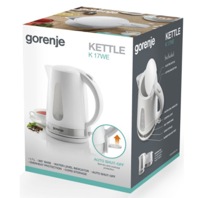 Електрочайник Gorenje K17WE
