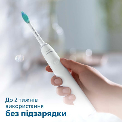 Щітка зубна електр. Philips, Sonicare 2100 Series, 31т. колив/хв, насадок-1, білий