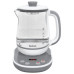 Електрочайник Tefal Tastea tea maker 1.5л, скло, заварник, біло-сірий Електрочайник Tefal Tastea tea maker 1.5л, скло, заварник, біло-сірий