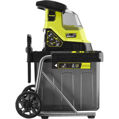 Ryobi Подрібнювач садовий акумуляторний RY36SHX40-0 36В MAX POWER 40мм контейнер 55л фреза 23кг