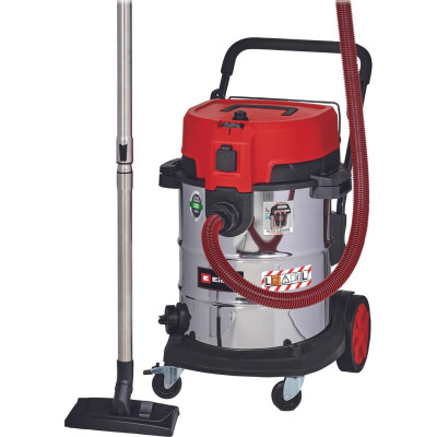 Пылесос профессиональный Einhell TE-VC 2350 SACL, 1600Вт, 230мБар, контейнер 50л, розетка, класс L, 13.1кг (2342475)