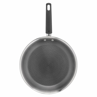 Сковорода Tefal Emotion+ Power, 28см, нержавіюча сталь, серцевина-алюміній, хромована сталь, бакеліт