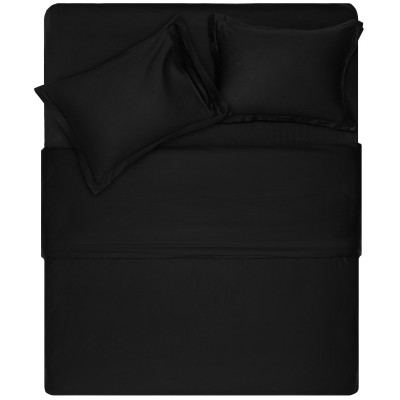 Підковдра ARDESTO Mix&Match Premium, 160х220см, 100% бавовна, сатин, чорний