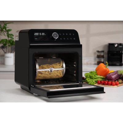 ARDESTO Мультипіч, 2250Вт, об'єм-15л, сенсорне керування, функція приготування на пару, 40-220°C, метал/пластик, біло-чорний ARDESTO Мультипіч, 2250Вт, об'єм-15л, сенсорне керування, функція приготування на пару, 40-220°C, метал/пластик, біло-чорний