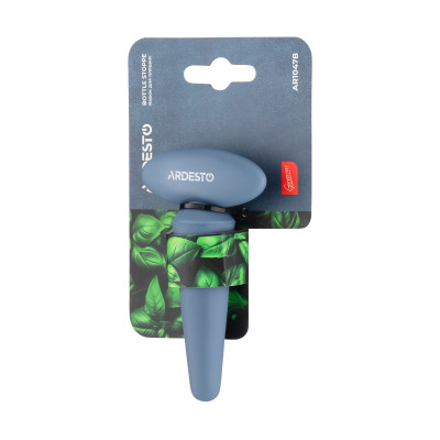 Корок для пляшки ARDESTO Gemini, силікон, синій