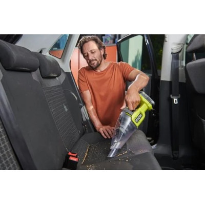 Пылесос аккумуляторный ручной Ryobi ONE+ RHV18-0 18В 34Вт 6.5кПа контейнер 0.6л HEPA11 0.95кг без АКБ та ЗУ