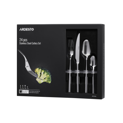 ARDESTO Набір столового приладдя Black Mars [Bergmann 24 пр.]
