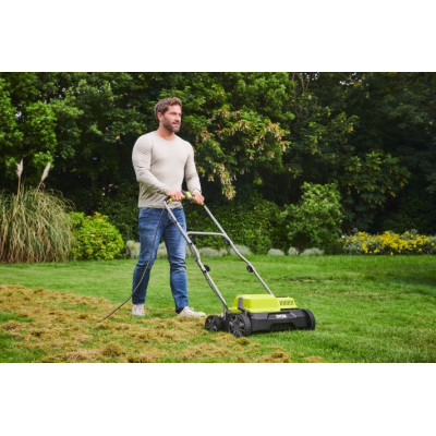 Аэратор-скарификатор Ryobi RY1400SF35B 1400Вт 35см 55л 11.2кг (5133004656)