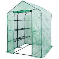 Парник складной Neo Tools 195х143х143, 4 полки, ПЭ пленка 135г, зеленый Парник складной Neo Tools 195х143х143, 4 полки, ПЭ пленка 135г, зеленый