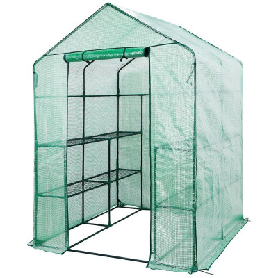 Парник складной Neo Tools 195х143х143, 4 полки, ПЭ пленка 135г, зеленый Парник складной Neo Tools 195х143х143, 4 полки, ПЭ пленка 135г, зеленый