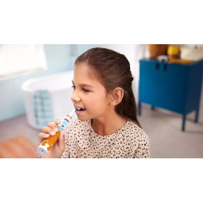 Щітка зубна електр. Philips, Philips Sonicare For Kids, для дітей, насадок-1, 2 комплекти наклейок, білий