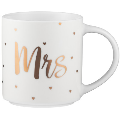 Чашка ARDESTO Mrs, 280мл, фарфор, белый