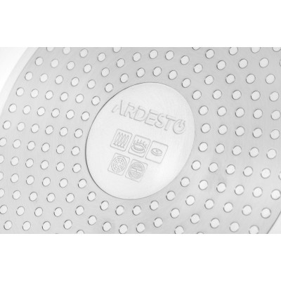 ARDESTO Сковорода Gemini Gourmet Apulia 24 см, серый, алюминий AR1924GDS ARDESTO Сковорода Gemini Gourmet Apulia 24 см, серый, алюминий AR1924GDS