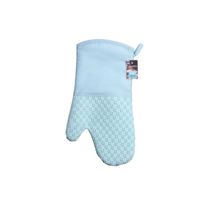 Рукавичка-прихватка ARDESTO Tasty Baking, 35х19см, силікон, бавовна, блакитний