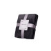 Плед ARDESTO Flannel, 160х200см, 100% поліестер, темно-сірий