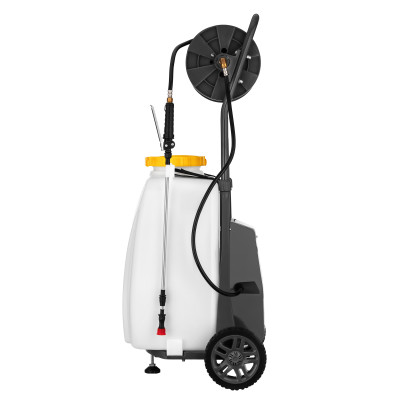 Опрыскиватель аккумуляторный 2E AquaSpray 40LRC 40л 12В 1х12А·год 7бар 2.9л·хв 16кг вольтметр колеса котушка шланг 30м (2E-40LWBS30)