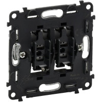 Перемикач 2-х клавішний Legrand Valena, IN*MATIC, автоматичні клеми