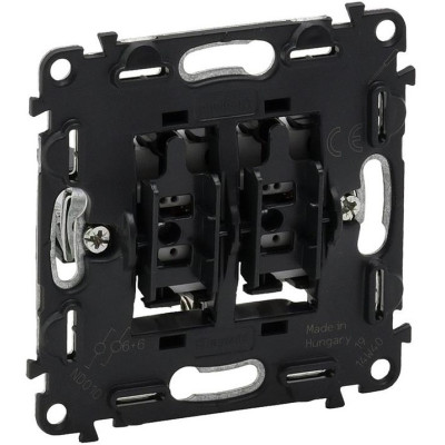 Перемикач 2-х клавішний Legrand Valena, IN*MATIC, автоматичні клеми