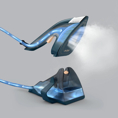 Tefal Відпарювач компактний Duo Power 2в1, 1700Вт, 400мл, паровий удар -180гр, постійна пара - 25гр, керам. підошва, синій Tefal Відпарювач компактний Duo Power 2в1, 1700Вт, 400мл, паровий удар -180гр, постійна пара - 25гр, керам. підошва, синій