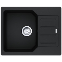 Мийка кухонна Franke City, фраграніт, прямокутник, з крилом, 620х500х190мм, чаша - 1, врізна, оборотна, UCG 611-62, онікс Мийка кухонна Franke City, фраграніт, прямокутник, з крилом, 620х500х190мм, чаша - 1, врізна, оборотна, UCG 611-62, онікс