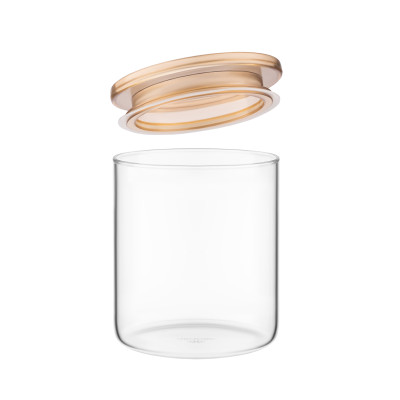 Банка для зберігання ARDESTO Fresh 700мл, скло, пластик, прозорий Банка для зберігання ARDESTO Fresh 700мл, скло, пластик, прозорий