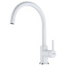 Змішувач для кухні Franke Lina, довж.виливу - 220мм, поворотний, 1важіль, білий